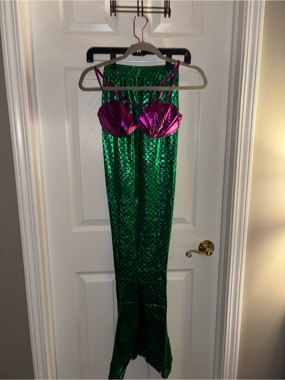 Disney Princess Ariel Mermaid Costume Set + Red Ariel Wig